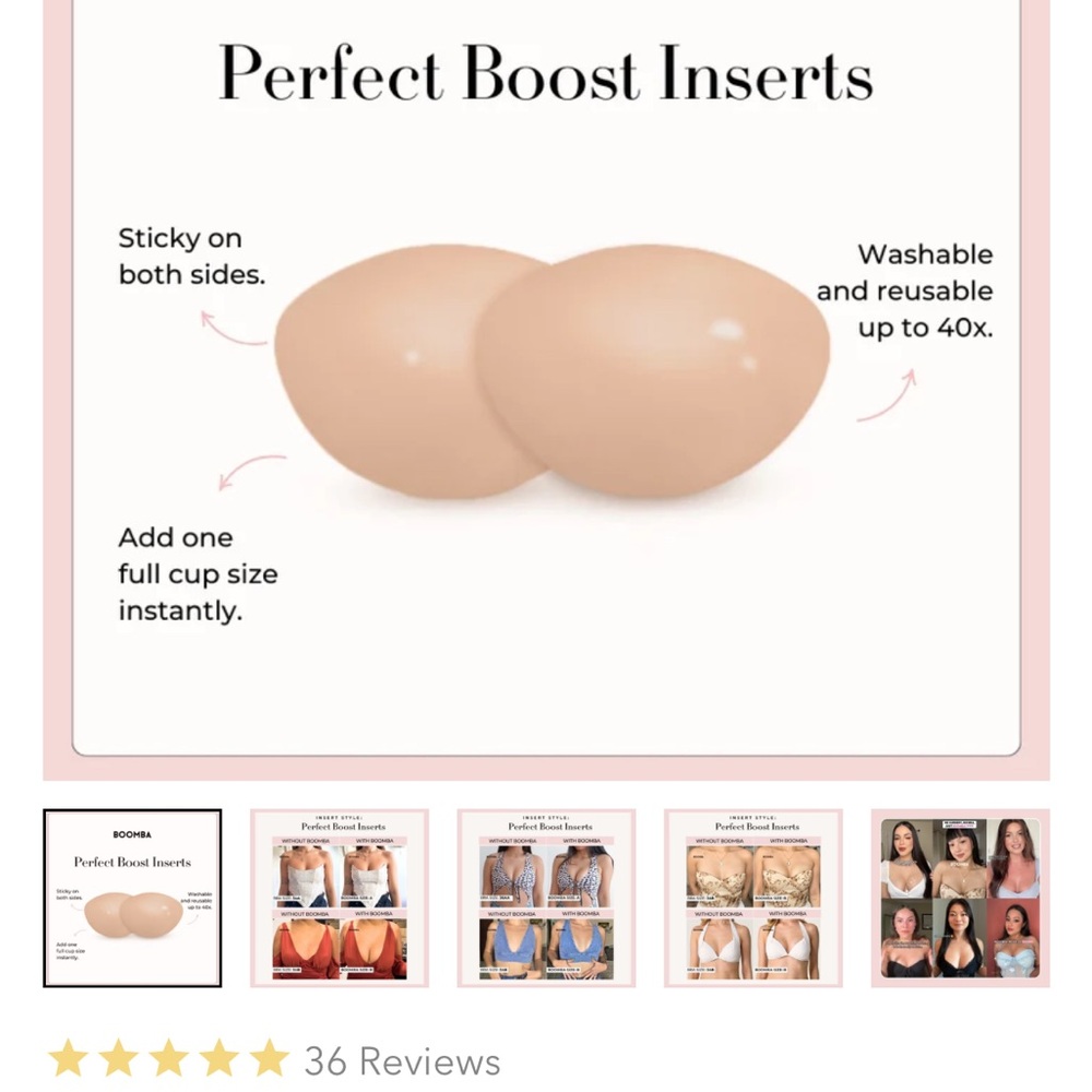 Perfect Boost Inserts - Tan